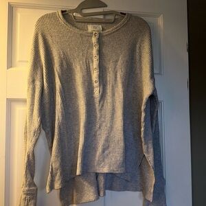 grey offline by aerie henley shirt